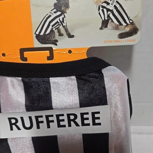 Rufferee Dog and Cat T-Shirt Hyde & EEK! Boutique Size XS Football Refere custom - Picture 2 of 7